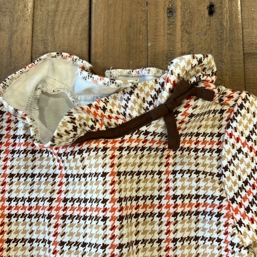 Janie and jack houndstooth drop waist dress